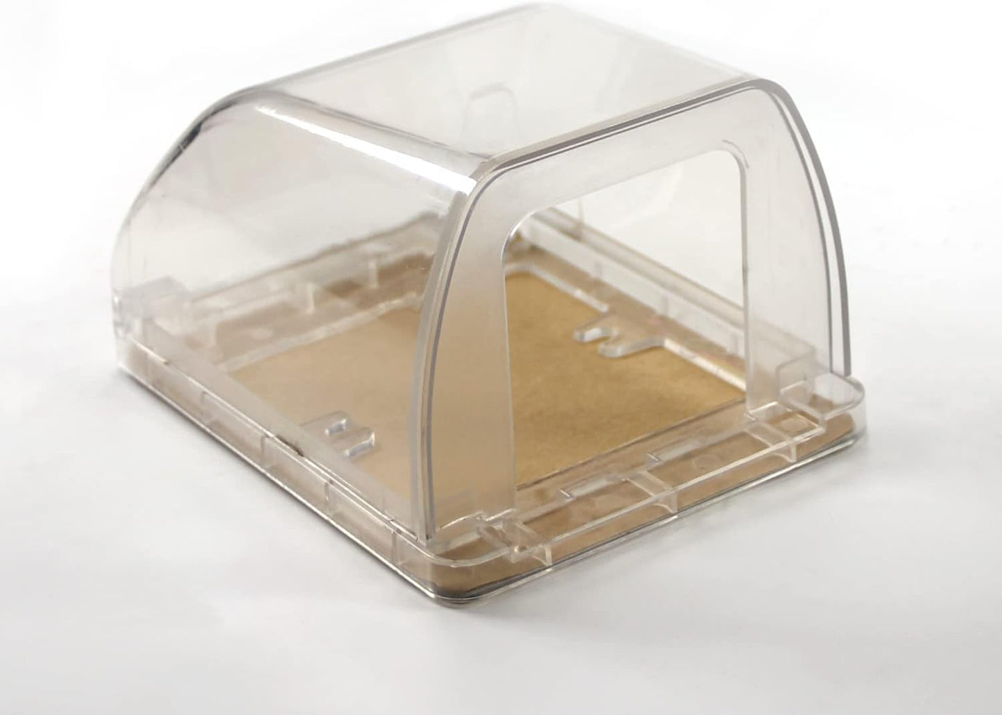 Fielect Weatherproof In Use Outdoor Outlet Cover 86Type Clear Electrical Outlet Cover Box 5" x 8.4" x 1.9"
