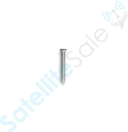 SatelliteSale Single Screw White Clips for Ethernet Internet Telephone Cable TV Wire Cable Management 100 Pcs
