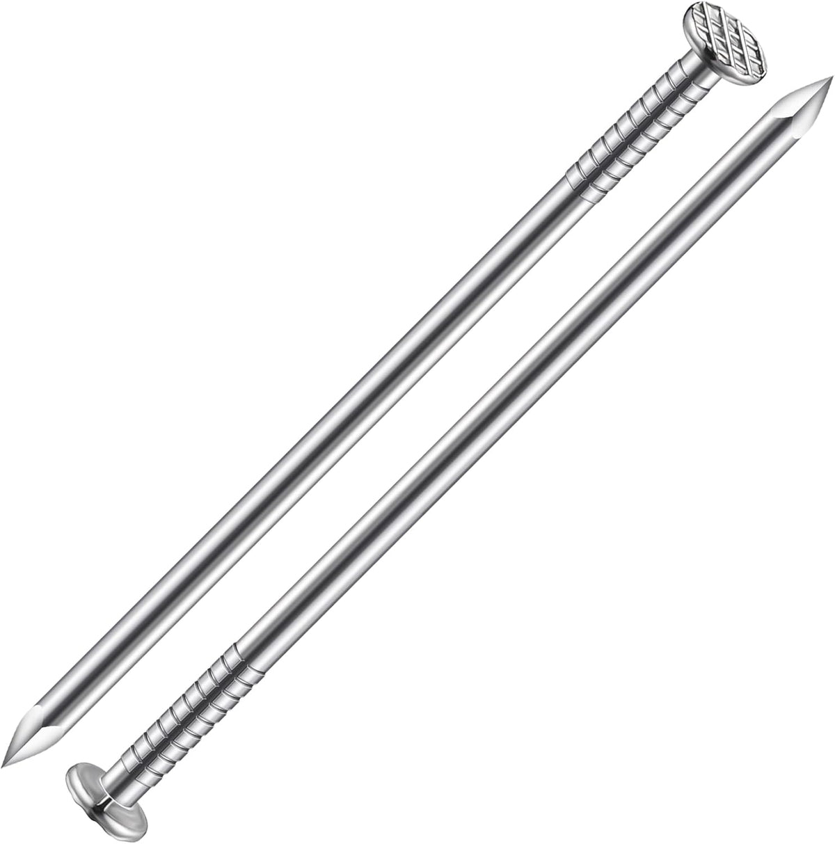 Wensilon 430pcs Stainless Steel 304 Nails Kit, Hanging Nails Kit, Wall Nails Kit, Dowels Kit, Long Nails Kit