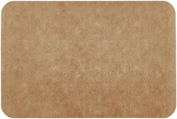 TYUU Bath Mat, Bathroom Rugs Non Slip Washable Thin Absorbent Quick Dry Bath Mat Fits Under Door Bathroom Floor Mat Perfect for Bath, Shower, or Sink 16"x24" Dark Grey