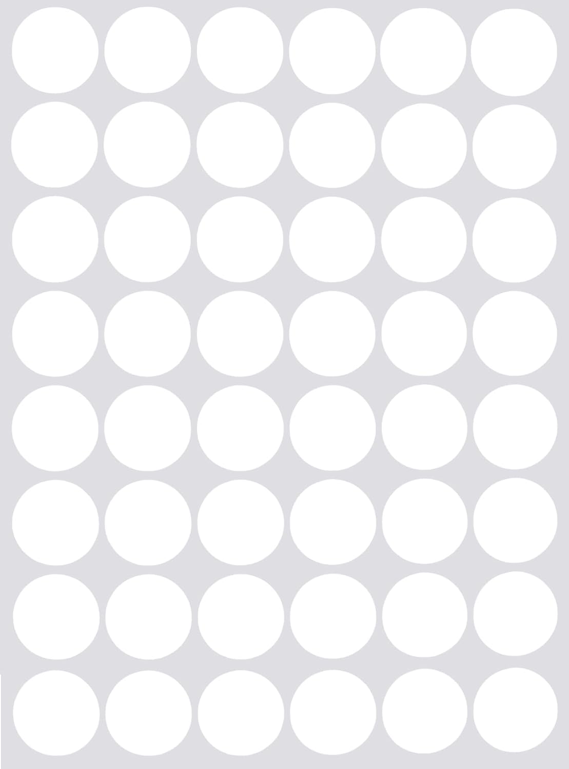 Royal Green Dot Sticker 11/16" Inch (17mm) Colored Labels in Purple - 2400 Pack - Colors A
