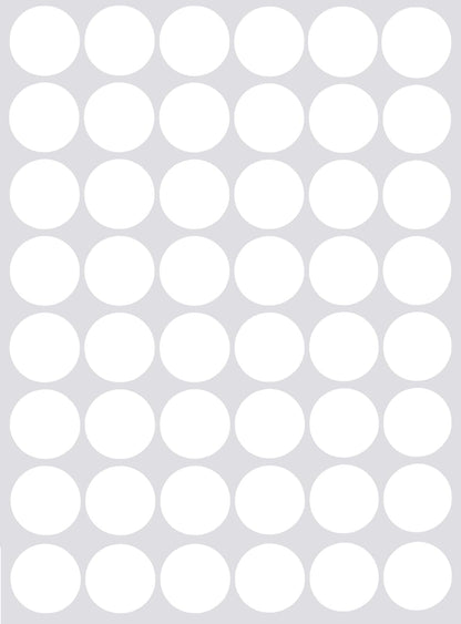 Royal Green Dot Sticker 11/16" Inch (17mm) Colored Labels in Purple - 2400 Pack - Colors A