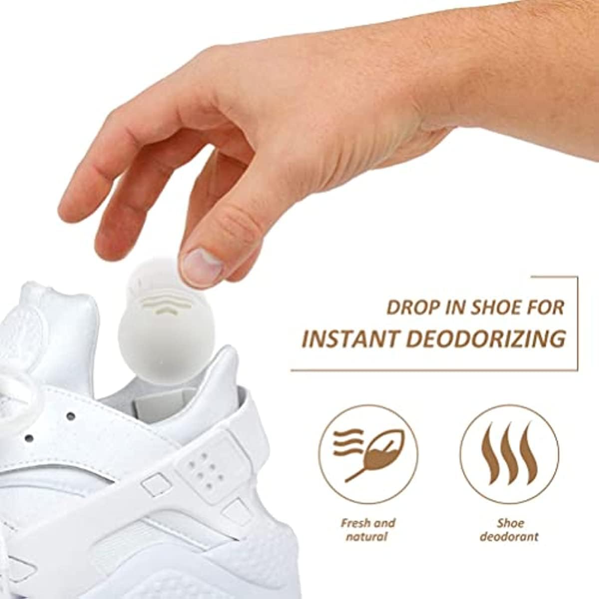 20PCS Shoe Deodorizer Balls for Odor Eliminators for Shoes, Gym Bag, Closet, Locker, Hamper, and Drawer Odor Deodorizers