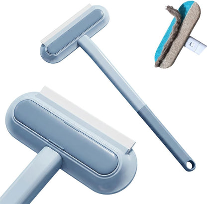 Window Screen Cleaning Brush, Mesh Screen Cleaner, Detachable Window Screen Cleaning Brush Washing Tool, Windows Screen Cleaner Tool with Wet and Dry Dual-Use, for Clothes,Pet Hair Extra Sticky (1PC)