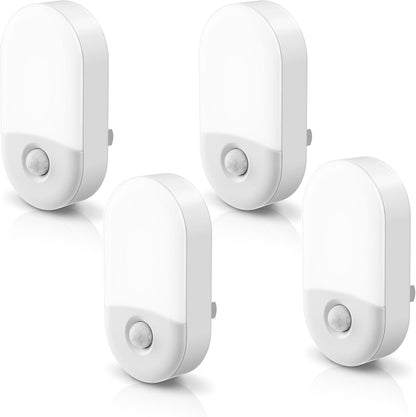 L LOHAS LED Motion Sensor Night Light, 2Pack, Motion Activated Night Light, Night Lights Plug into Wall Motion Sensor, 3000K Warm White, Adjustable Brightness 30/60LM, for Kids Adults Bathroom Bedroom