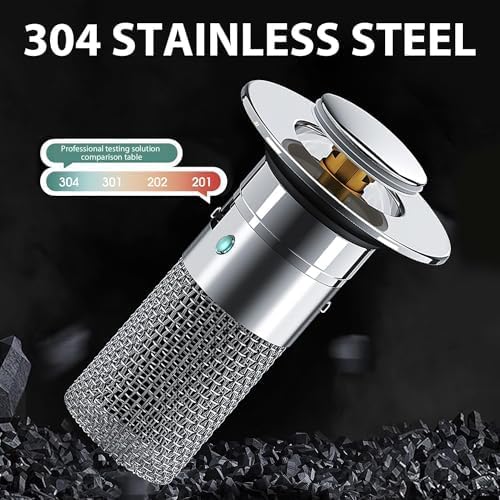 Stainless Steel Floor Drain Filter,Bathroom Sink Stopper Hair Catcher with Removable Stainless Steel Filter Basket Hair Catcher,Isolate Odor Pop Up Sink Drain Filter（2Pcs） (2Pcs)