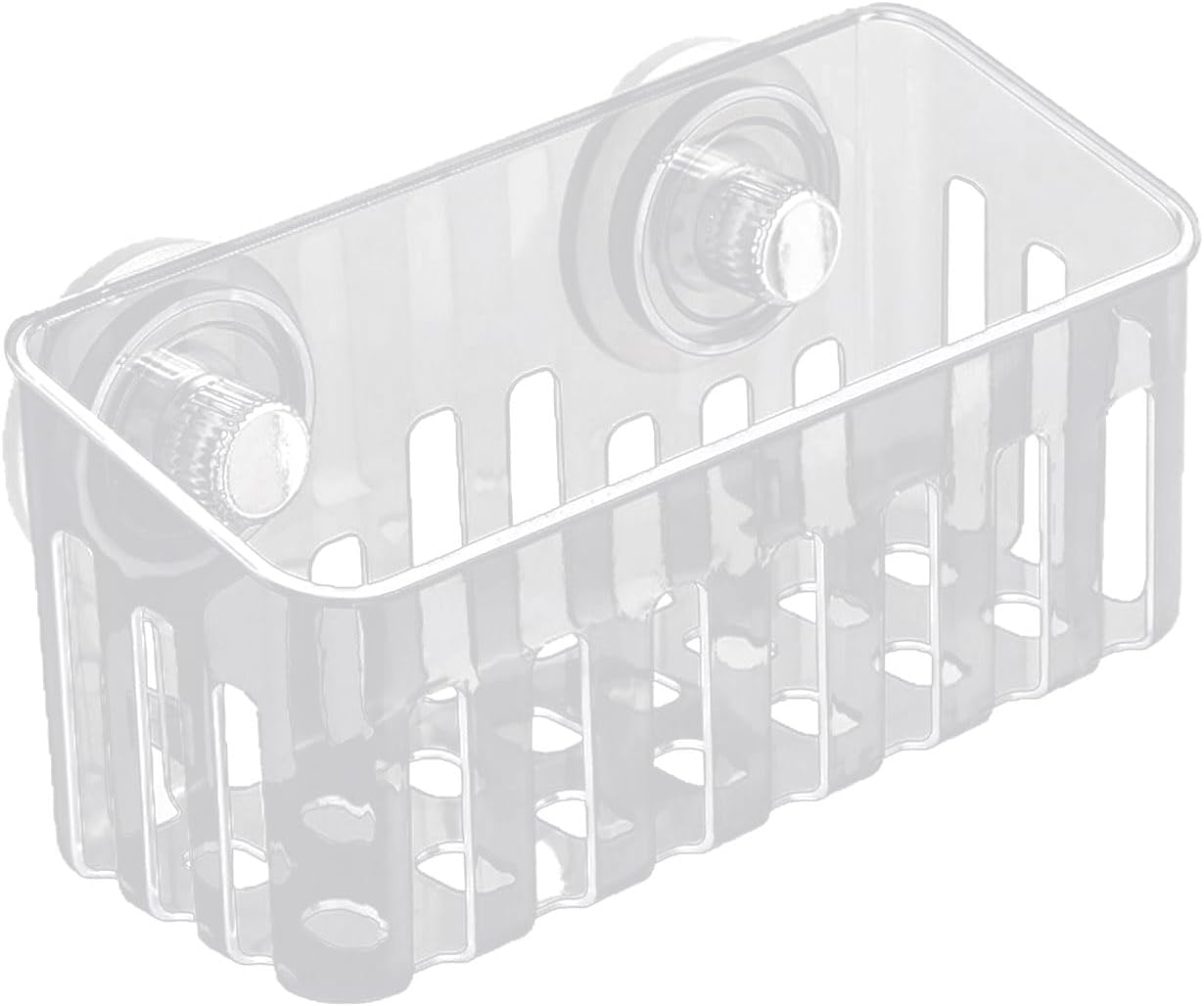 Multifunctional suction cup sink organizer for sponge dinnerware cloth with quick drying design and space saving sink organizer