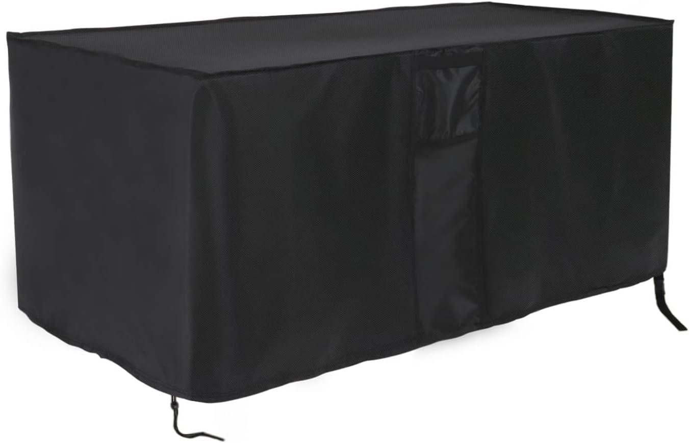 Outdoor Storage Box Cover for Keter XXL 230 Gallon Plastic Deck Storage Container Box,Waterproof Patio Storage Box Covers - 58 x 33 x 34 Inch