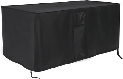 Outdoor Storage Box Cover for Keter XXL 230 Gallon Plastic Deck Storage Container Box,Waterproof Patio Storage Box Covers - 58 x 33 x 34 Inch