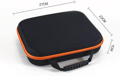 26 x 22 x 7.5cm Portable Tool Container Bag Drill Storage Box EVA Travel Tool Case Hard Shell Tool Box Multipurpose Tool Organizer Case for Electric Drills Sharpeners