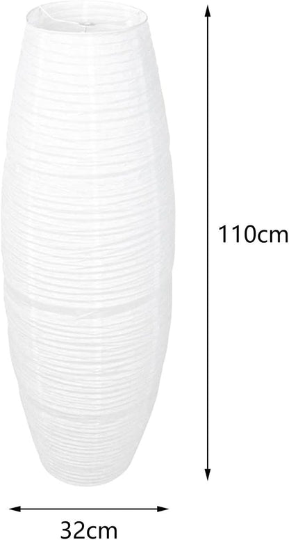 Rice Paper Floor Lamp Shade Paper Floor Lampshade Unique Design Decor Lamp Bedside Lamp Floor Lamp Chimney for Living Room