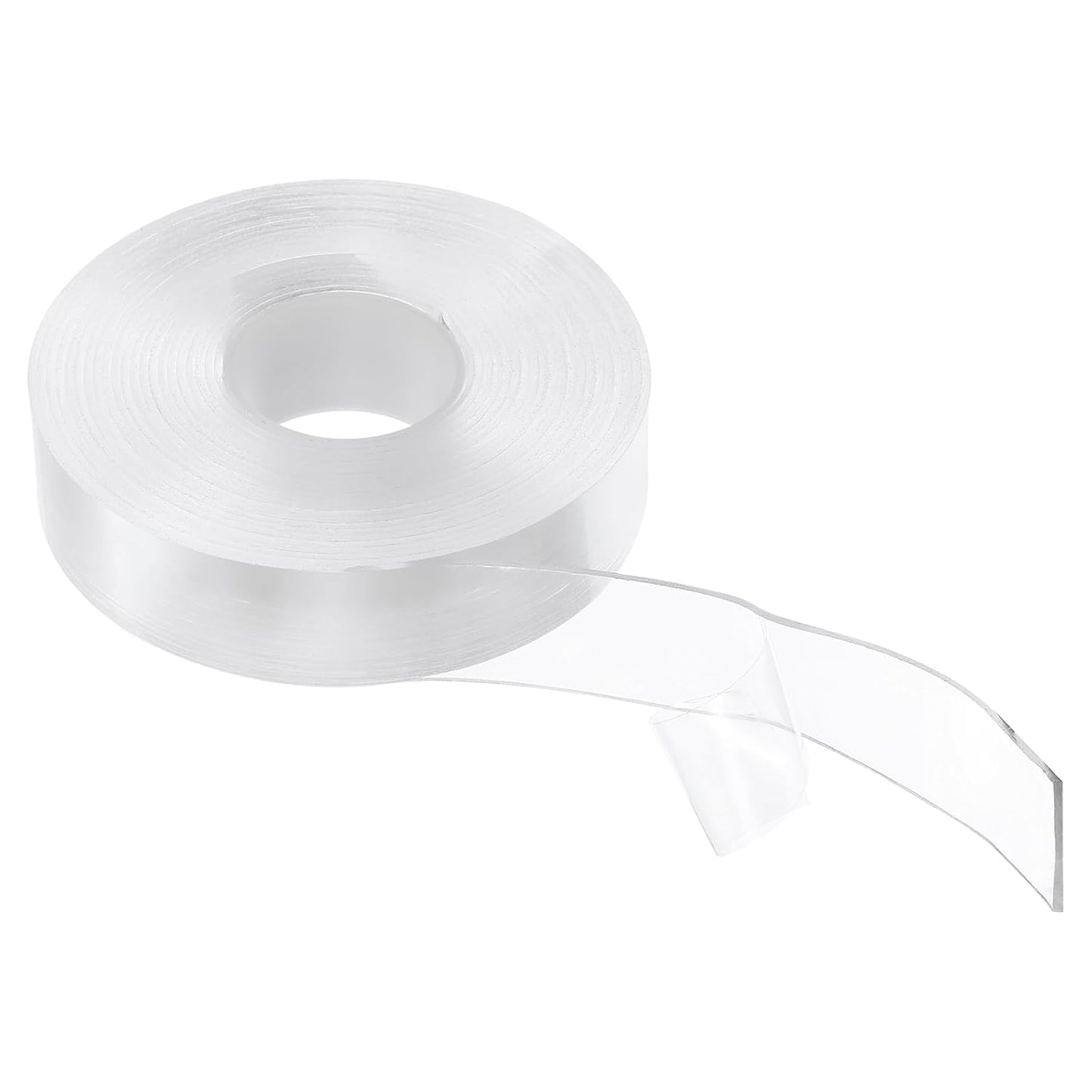 HARFINGTON Double Sided Nano Tape 10FT x 2" x 0.04" Multipurpose Removable Clear Mounting Tape Washable Waterproof Picture Hanging Adhesive Strips for Walls Carpets Posters Decor