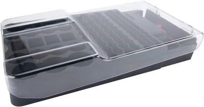 Performance Tool W3001 104 Slot Battery Organizer with Removable Tester - Keep Your Batteries Neatly Stored and Corrosion-Free