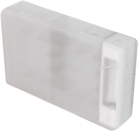 QMQJIA Battery Organizers Case for Double/Trible A Batteries Storage Box with Tester Function Large Capacity Clear Storage Box
