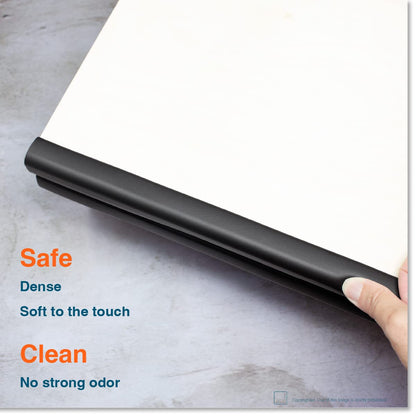 Roving Cove HeftyFit Edge Protector for Baby Proofing (6ft Large Edge Only), Heavy-Duty Soft Furniture Edge Bumper Guards, Desk Edge Cushion, Wall Corner Covers, 3M Adhesive, Oyster White (Off White)