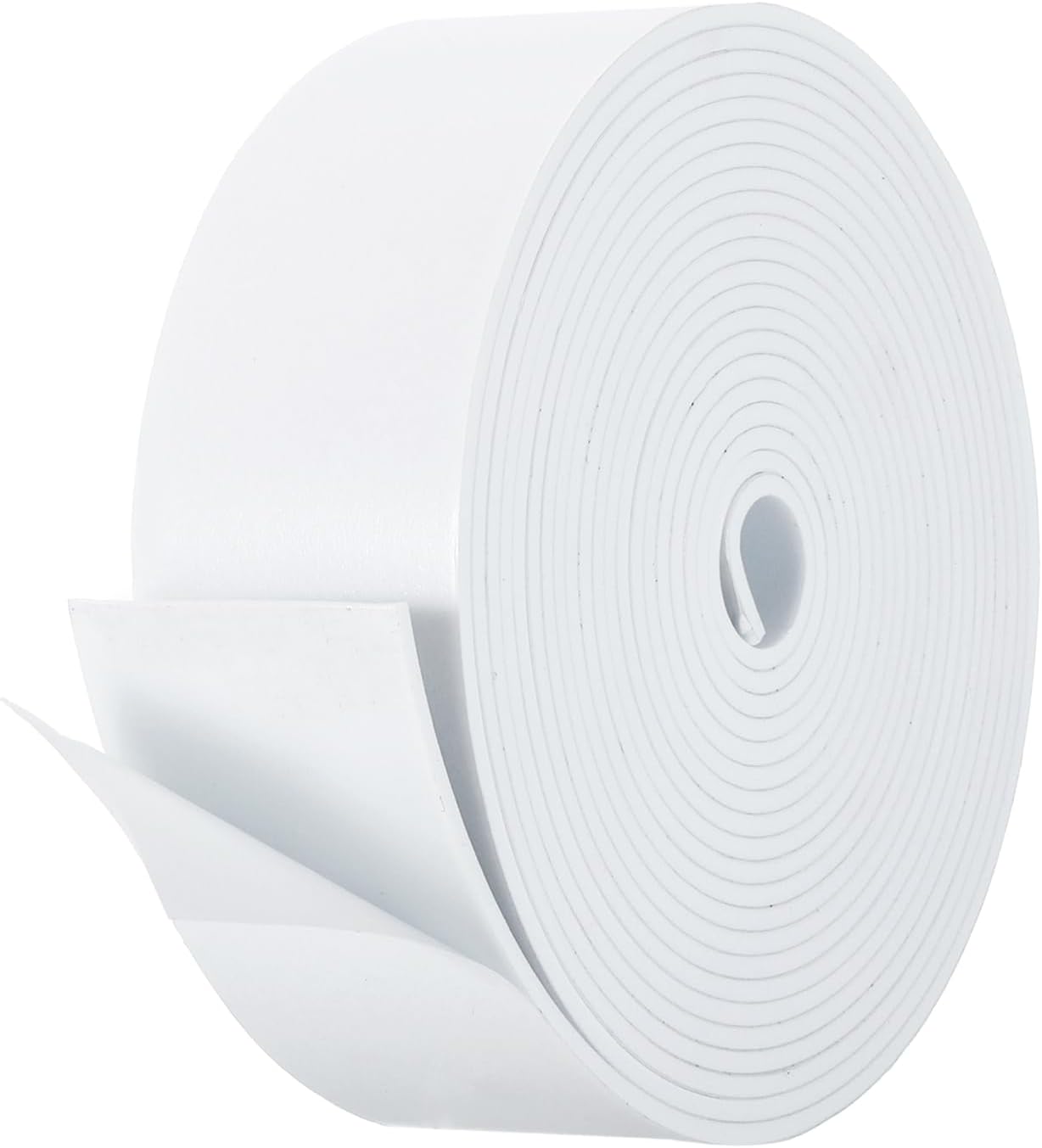 PATIKIL Weather Stripping Door Seal Strip, 3/8 Inch x 1/4 Inch x 32 Ft Self Adhesive Soundproof High Density Foam Tape Insulation for Door Window Air Conditioning, White - Colors B