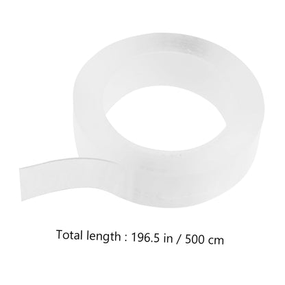 SHINEOFI 1roll Nano Double-Sided Tape Strong Adhesive Mounting Sticker for Home Decor Washable Reusable Bonding for Materials