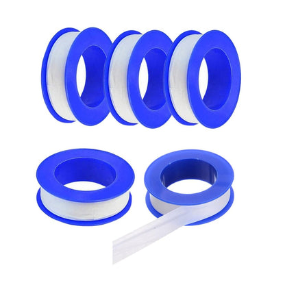 SKYPRO 10 Rolls Thread Seal Tapes, 1/2 PTFE Pipe Sealant Tape Industrial Thread Sealants Plumbers Thread Tape for Leak Water, Plumbers, Plumbing, Airs Head, Thread Pipe(1/2" x394", White)