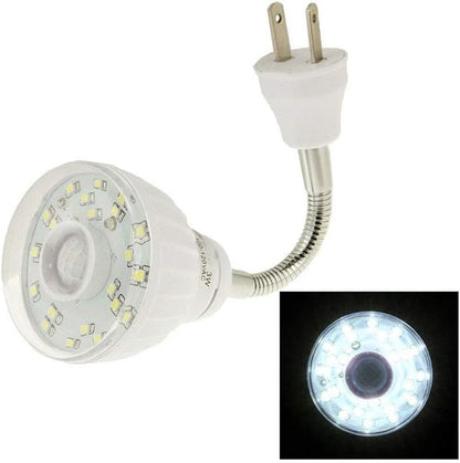 Motion-Activated LED Night Light for AC Outlet Plug-in White