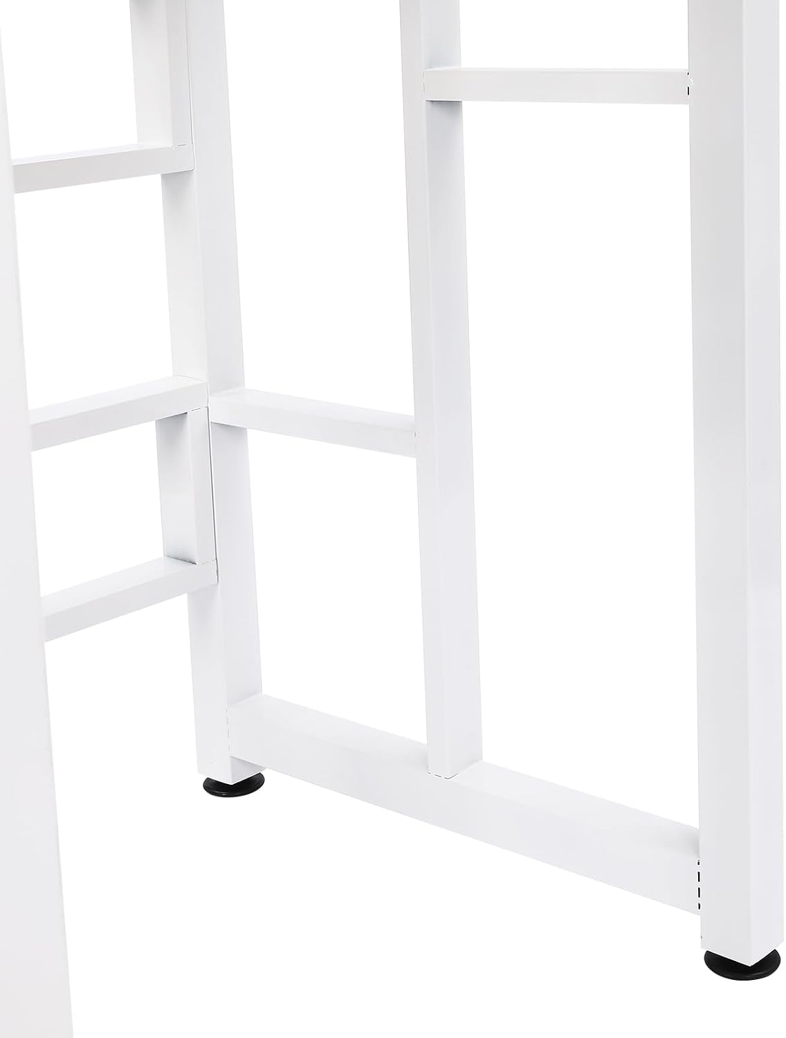 Gdrasuya10 Laundry Room Storage Organizer Shelf 41.3" Tall Washer and Dryer Storage Stacking Rack Stand Over Washing Machine Storage Unit with Adjustable Laminate Standing Shelf for Home, White
