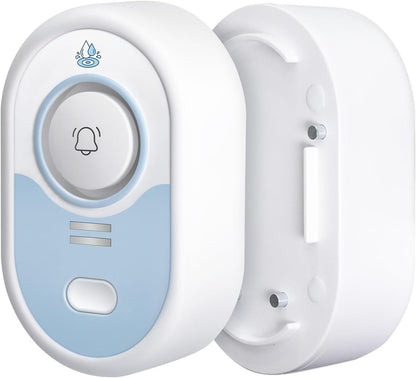 Water Leak Detector 5 Pack, 5-Year Battery Life, Water Alarm with Low Battery Warning, 100dB Loud Sound and Self-Test Function, IP66 Waterproof for Home Basement Kitchen(Not Support Wi-Fi)