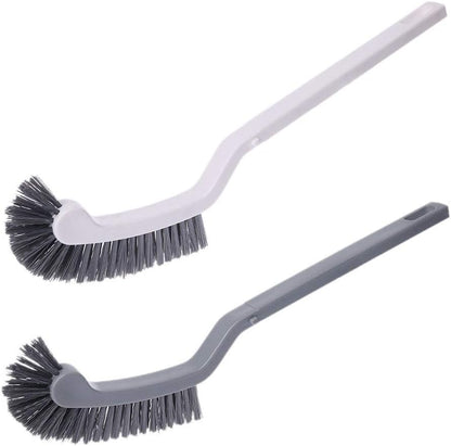 Long Handle Curved Toilet Brush Corner for Rim