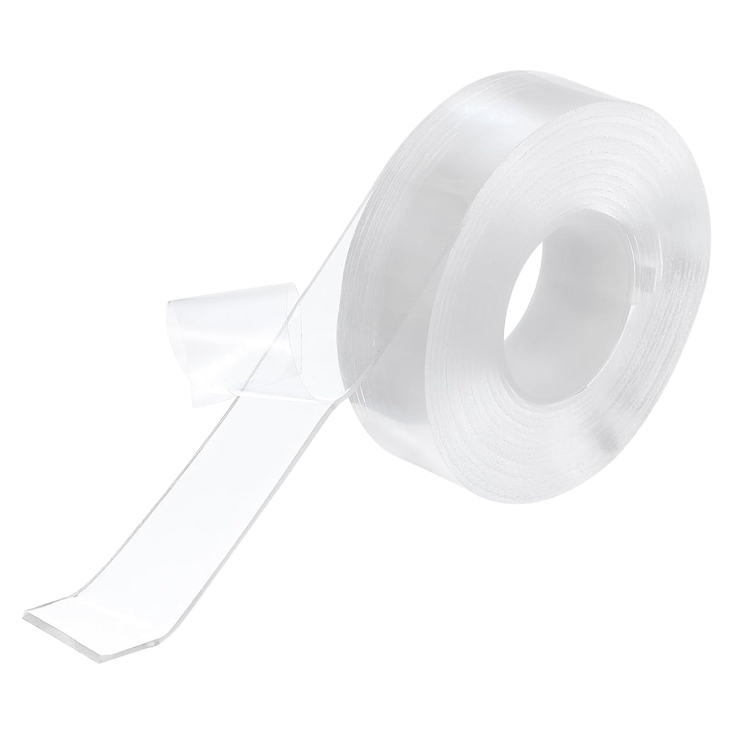 HARFINGTON Double Sided Nano Tape 10FT x 2" x 0.04" Multipurpose Removable Clear Mounting Tape Washable Waterproof Picture Hanging Adhesive Strips for Walls Carpets Posters Decor