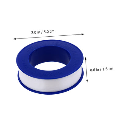 Kichvoe 20pcs PTFE Plumber Thread Sealant Tape Adhesive Tape for Gas Drinking Water Hose Faucets Leak Prevention and Pipe Maintenance