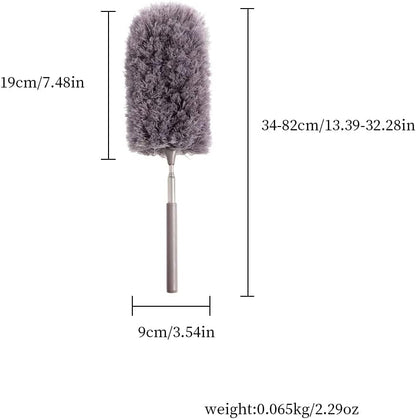 Magik 1-2 Pcs Adjustable Microfiber Feather Duster Extend Brush Household Cleaning (1 Pack)