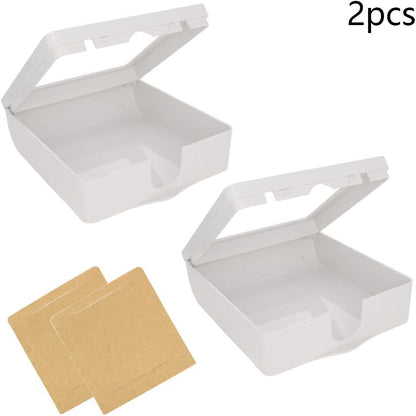 Fielect 2Pcs Weatherproof in Use Outlet Cover Plug Receptacle Protector for Retrofit Siding Construction Transparent 118 Type 210x100x47mm