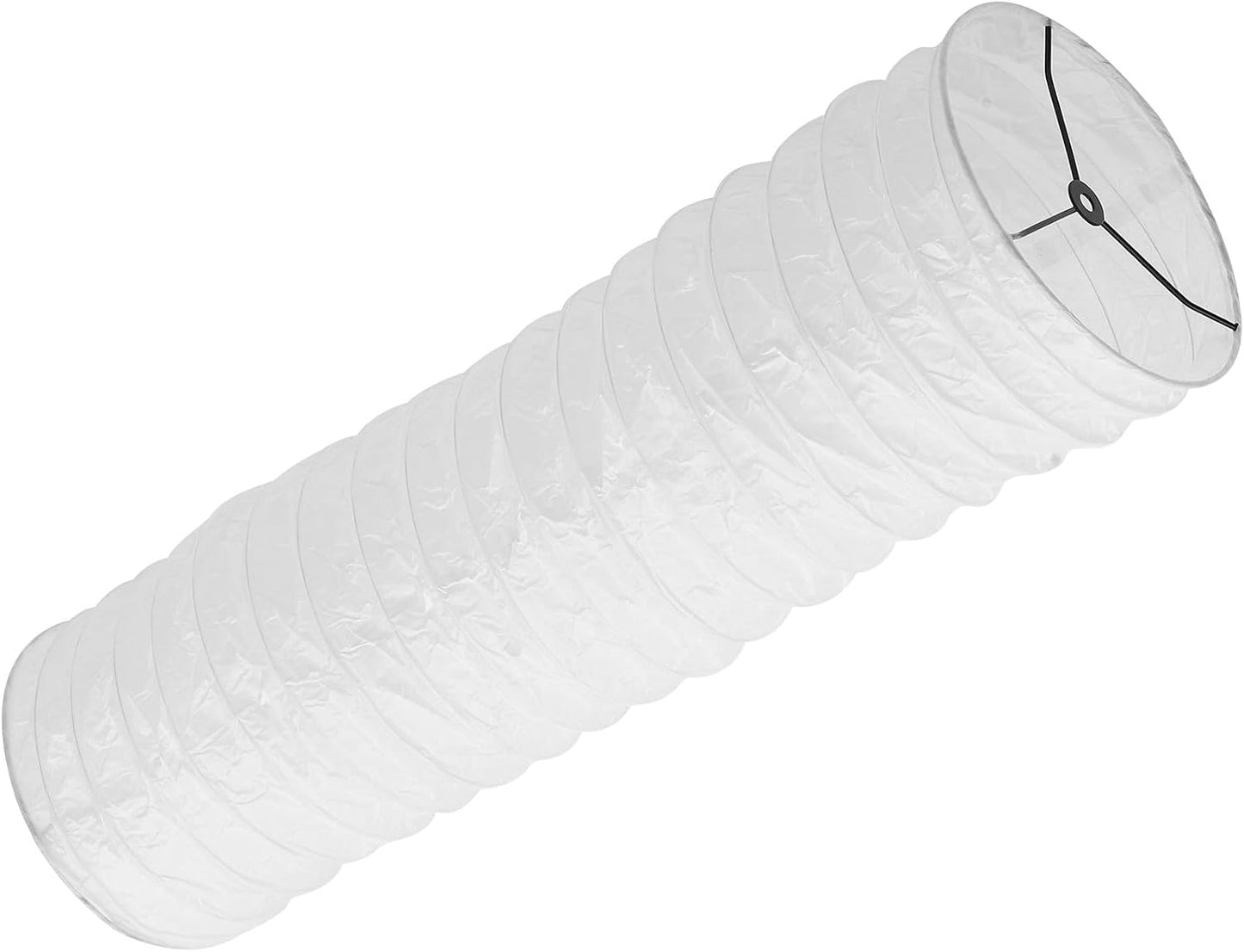 Paper Floor Lamp Shade Replacement Foldable Standing Nordic Style Light Cover Long Rice Paper Chandelier Protector for Home Hotel Bedroom White