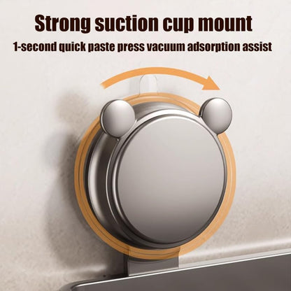Heavyrain Soap Holder for Shower, Rustproof Aluminum Bar Soap Dish with Strong Suction Cups, Self Draining Soap Tray for Shower Wall, Sponge Caddy for Kitchen Sink, Modern Bathroom Organizer