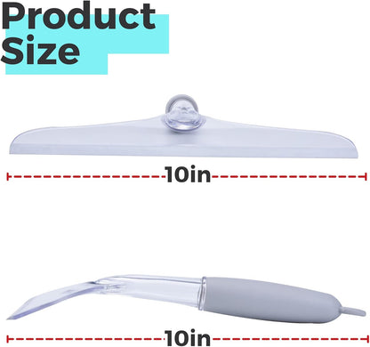 Window Squeegee for Home, Car Windshield Cleaner Tool with Extension Pole 20''-30'', Glass Door and Mirror Washer for Shower Cleaning