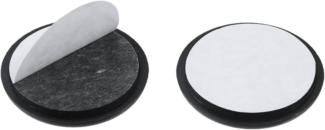 Antrader 1.5 Inch Self-Stick Furniture Round Felt Pads Wood Floor Protectors – Protect Your Hard Floors from Furniture Scratches, Pack of 48, Black