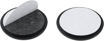 Antrader 1.5 Inch Self-Stick Furniture Round Felt Pads Wood Floor Protectors – Protect Your Hard Floors from Furniture Scratches, Pack of 48, Black