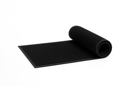Guardian - MLL14030500 Clean Step Scraper Outdoor Floor Mat, Natural Rubber, 3'x5', Black, Ideal for any outside entryway, Scrapes Shoes Clean of Dirt and Grime
