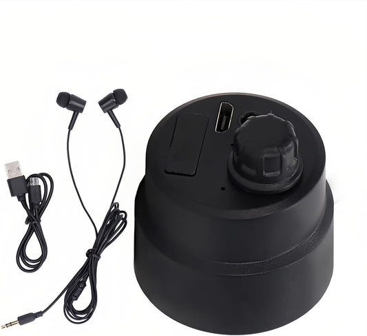 Tiiyee Water Leakage Detection, Wall Pipe Leak Detector Underground Monitor | High Sensitive Sound Intensifier Device with Earphone Deep Pipe Listening for Home Kitchen Bathroom Basement Laundry Leaking