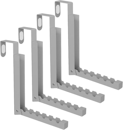 2 Pack Over The Door Hanger Folding Clothes Drying Rack, Folding Hanging Coat Rack for Indoor Laundry Room Compact Small Space Foldable Portable Clothing Hanger Hook Collapsible (Wihte-2(Upgraded))