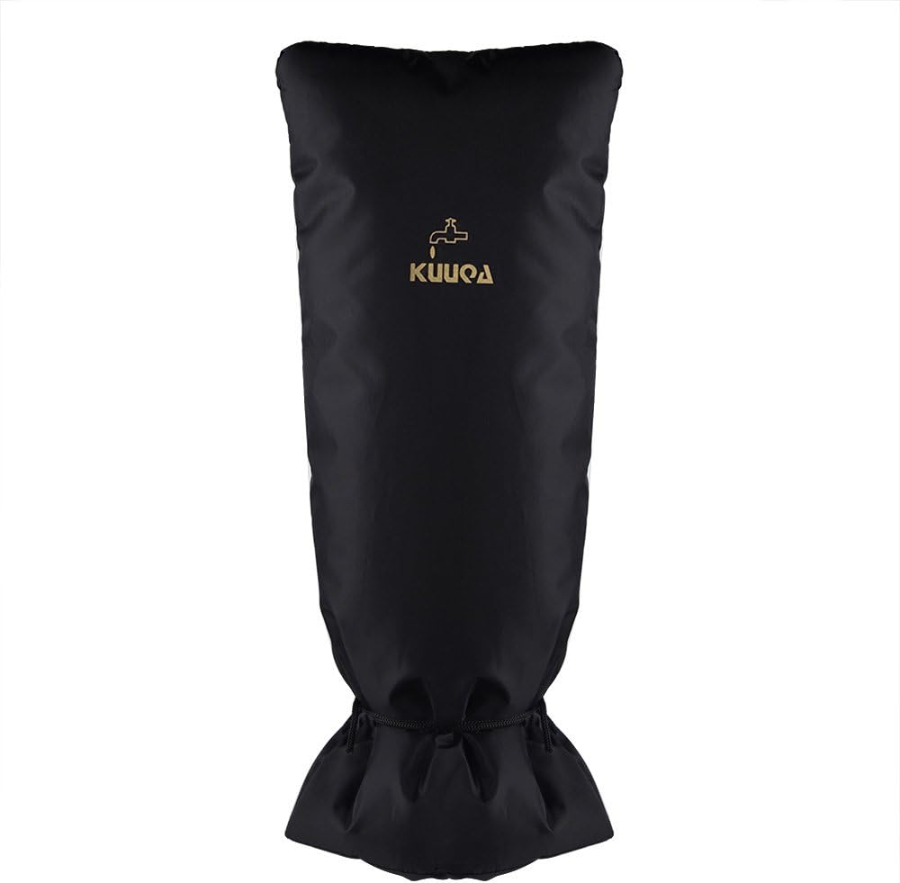 Kuuqa Large Size Outdoor Faucet Cover Faucet Socks Outdoor Hose Cover for Winter Freeze Protection,Deep Blue