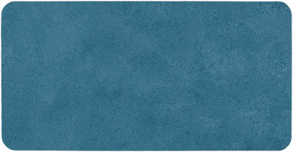 TYUU Bath Mat, Bathroom Rugs Non Slip Washable Thin Absorbent Quick Dry Bath Mat Fits Under Door Bathroom Floor Mat Perfect for Bath, Shower, or Sink 16"x24" Dark Grey