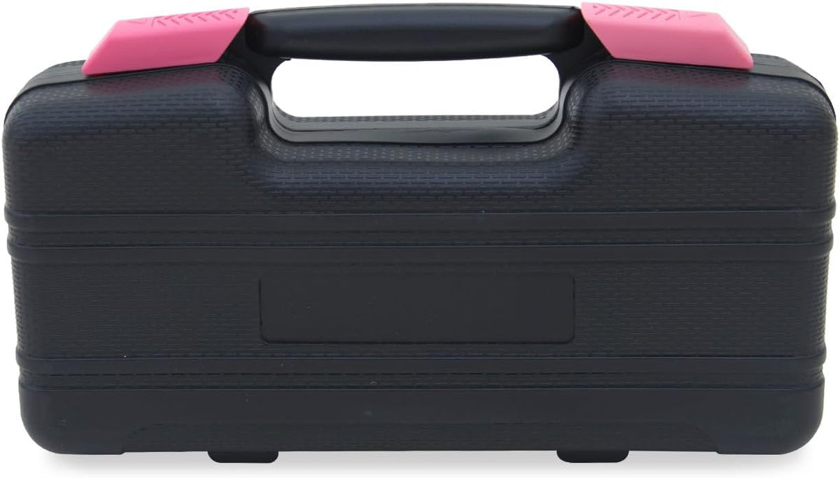 Hantinstom 39-Piece Household Tools Kit Essential Home Repair Set with Plastic Toolbox Ideal for College Students, Home Use & More