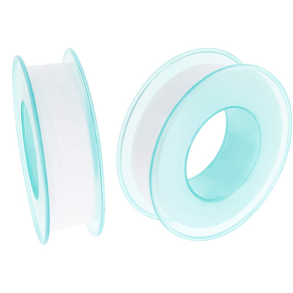 Othmro 2Pcs PTFE Industrial Sealant Tape 0.78inch Width, 7.87mil Thick, 787inch Length Plumbing Tape Pipe Tape PTFE Pipe Sealant Tape Industrial Thread Sealants Teflon Tape for Plumbers