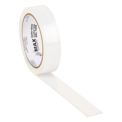Duck Max Strength Double-Sided Gel Tape with Nano-Grab Technology, Heavy Duty, Multi-Purpose & Removable Adhesive, 0.94 in. x 20 ft, Clear, 2 Rolls