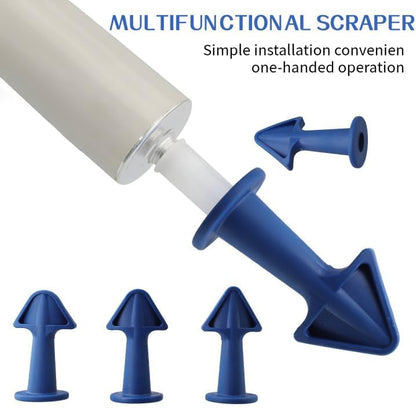 Caulking Tips 6pcs Caulk Gun Tips Blue Silicone Sealant Nozzles Kit, Multi-Functional Silicone Sealant Nozzle for Finishing Grouting and Tile Joints(6.5R,10R,13R)