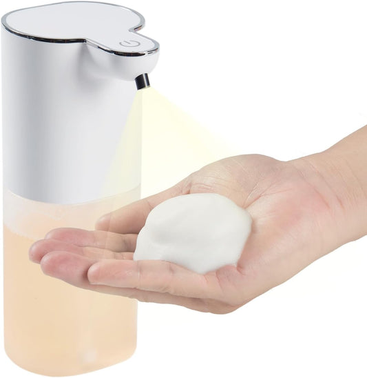 V9 Automatic Foaming Soap Dispenser - Touchless, 4-Level Adjustable Foam, 1200mAh Large Capacity Rechargeable Battery, Design for Bathroom, Kitchen