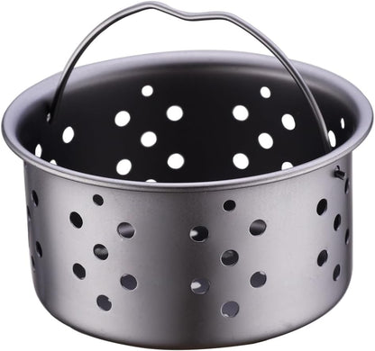 Kitchen Sink Drain Basket Strainer with Handle, Anti-Clog Sink Accessories | 304 SUS ,Gray,1PC,Easy Install & Clean