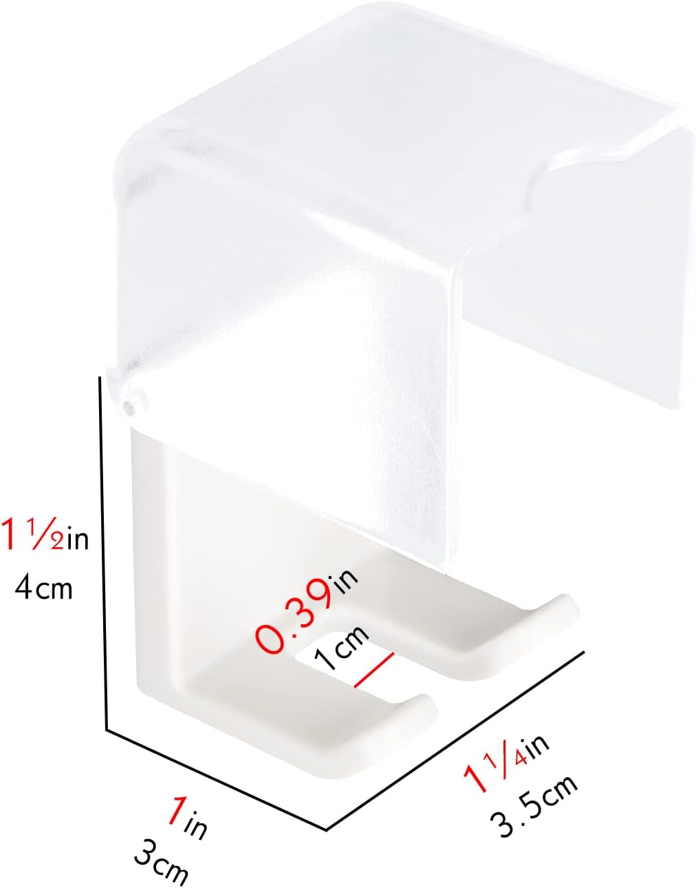 2 PCS Toothbrush Holder Wall Mounted with Cover for Bathroom, Self Adhesive Toothbrush Storage Organizer for Shower, Mini Toothbrush Hanger Rack for Dorm, Cabinet (Black)