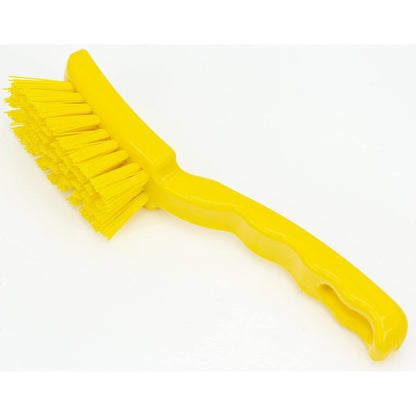 SPARTA 41395EC09 Plastic Scrub Brush, Detail Brush, Kitchen Brush With Hanging Hole For Cleaning, 7 Inches, Green