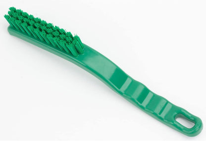 SPARTA Flo-Pac Grout Brush with Nylon Bristles, Scrubber with Handle for Bathroom and Kitchen Tile, 8", White