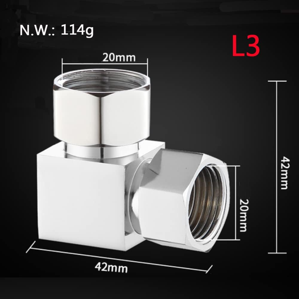 Water Diverter Fitting Adapter, Add-A-Tee G1/2" Hose Connector Adapter for Angle Valve adapter, Shower arms, Toliet Bidet Sprayer, Hose Pipe Fittings (3 Way T2)